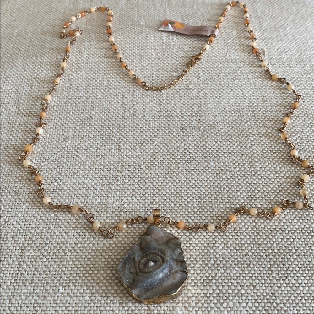 NEW! Druzy necklace. Long. Bundle and SAVE!